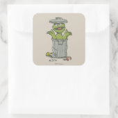 Sticker Carré Oscar le Groupement Vintage 1 (Sac)