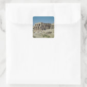 Sticker Carré Osiride figures Ramesses II flanquant les murs (Sac)