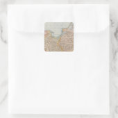 Sticker Carré Ost u Westpreussen, Prusse orientale et occidental (Sac)