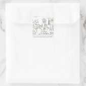 Sticker Carré Otto I Soumission à Berenger II (Sac)