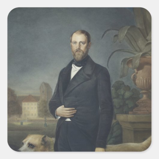 Sticker Carré Otto von Bismarck, vers 1850 (Devant)