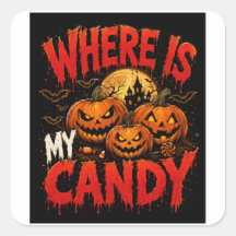 Où est mon T-shirt de citrouille Halloween Candy |