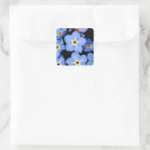 Sticker Carré Oublie-moi-non (Sac)