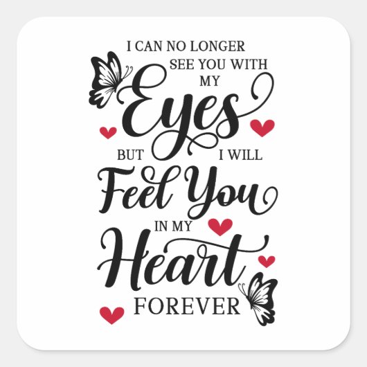 Sticker Carré Oubliez-moi pas - Grievance Memorial (Devant)