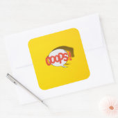 Sticker Carré Oups ! (Enveloppe)