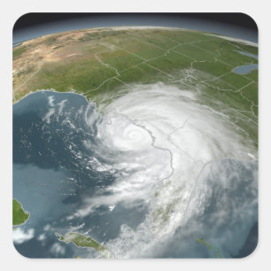 Sticker Carré Ouragan Dennis 2