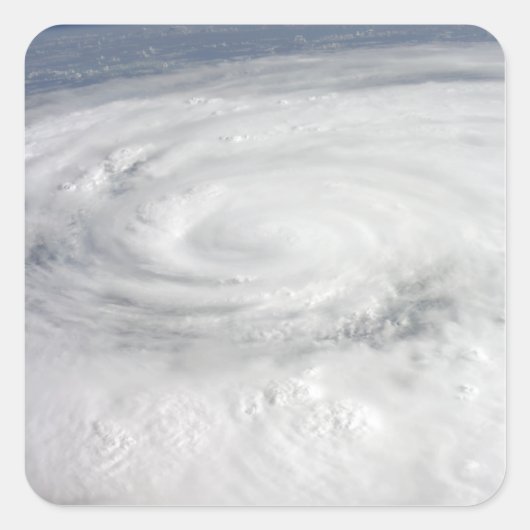 Sticker Carré Ouragan Ike (Devant)