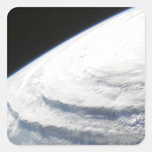 Sticker Carré Ouragan Ike 2 (Devant)