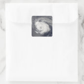 Sticker Carré Ouragan Ike 3 (Sac)