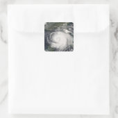 Sticker Carré Ouragan Ike 4 (Sac)