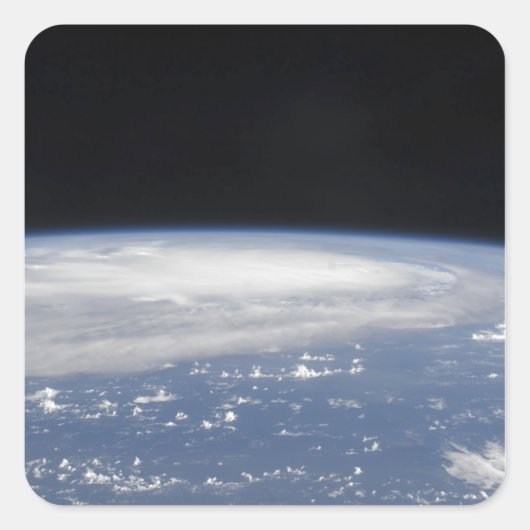 Sticker Carré Ouragan Ike 8 (Devant)