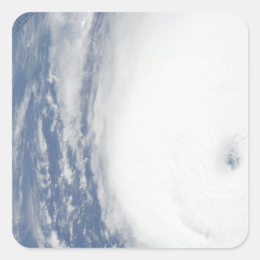 Sticker Carré Ouragan Ike 9 (Devant)