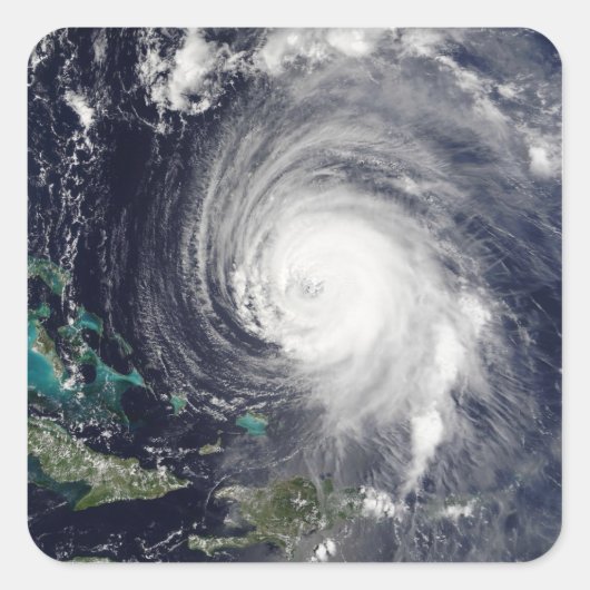 Sticker Carré Ouragan Isabel 2 (Devant)