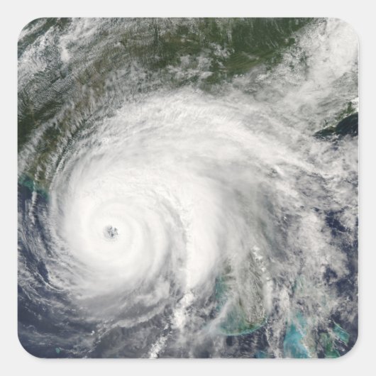Sticker Carré Ouragan Ivan 2 (Devant)