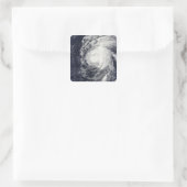 Sticker Carré Ouragan Neki à l'ouest d'Hawaii (Sac)