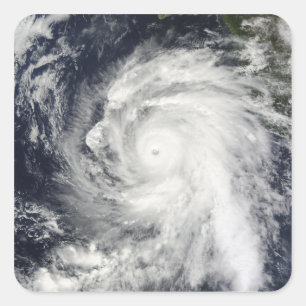 Sticker Carré Ouragan Rick au sud-ouest de la Basse Californie