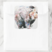 Sticker Carré Ours (Sac)