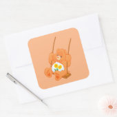 Sticker Carré Ours (Enveloppe)