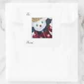 Sticker Carré Ours Jingle (Sac)