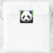 Sticker Carré Ours Panda (Sac)