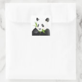 Sticker Carré Ours Panda (Sac)