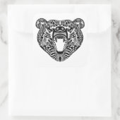 Sticker Carré Ours style (Sac)
