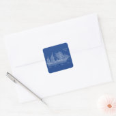 Sticker Carré Ours USCGRC USRC - ABD (Enveloppe)