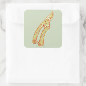 Sticker Carré Outils de jardinage des agents (Sac)