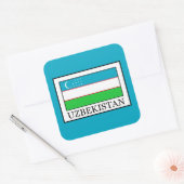 Sticker Carré Ouzbékistan (Enveloppe)
