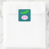 Sticker Carré Pack d'autocollants pour chicoter le bec (Sac)