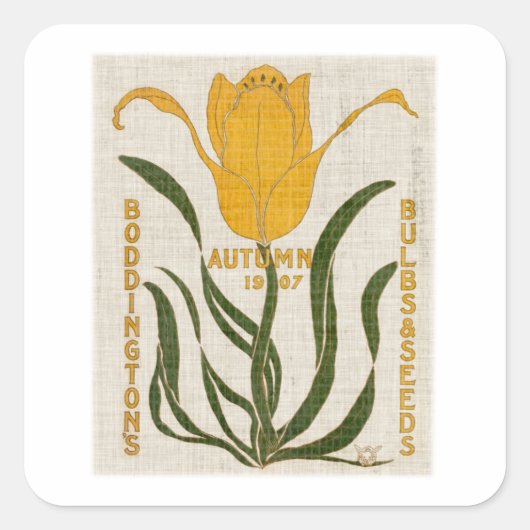 Sticker Carré Packs de graines de fleurs I (Devant)