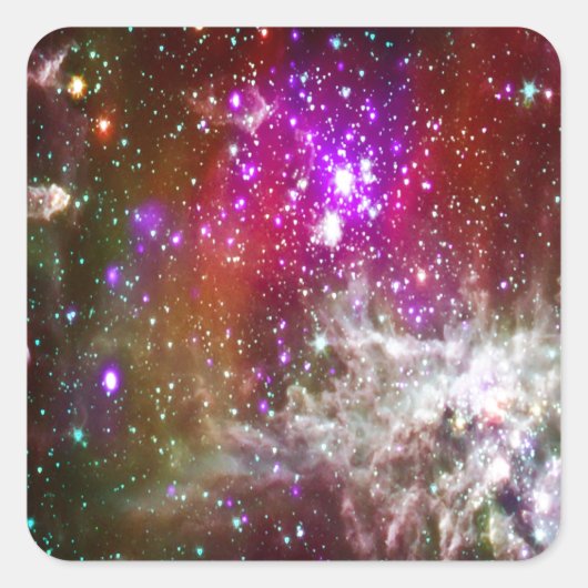 Sticker Carré Pacman Nebula (Devant)