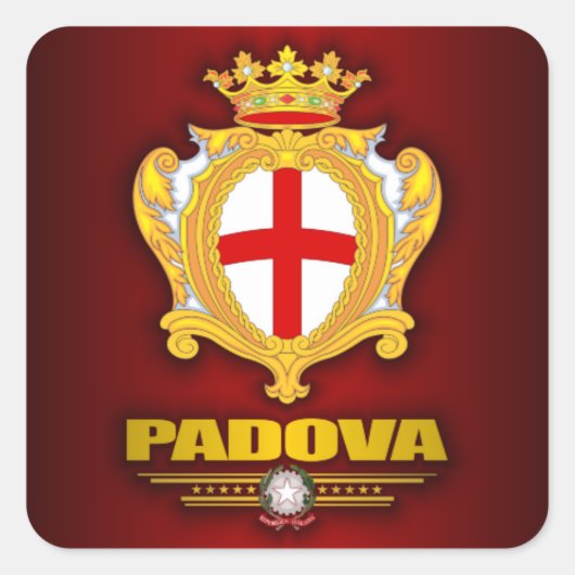 Sticker Carré Padoue (Padoue) (Devant)