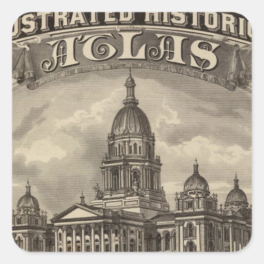 Sticker Carré Page Titre (Devant)