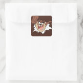 Sticker Carré Page TZ™ Burning Through (Sac)