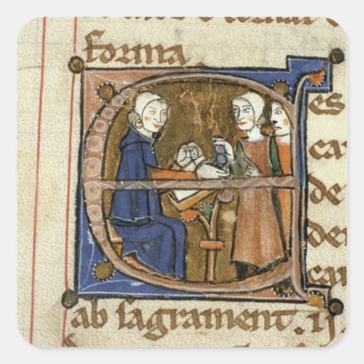 Sticker Carré Paiement des impôts (Devant)