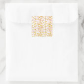 Sticker Carré Painted Yellow Daisies (Sac)