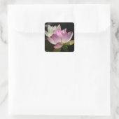 Sticker Carré Paire de fleurs de Lotus II (Sac)