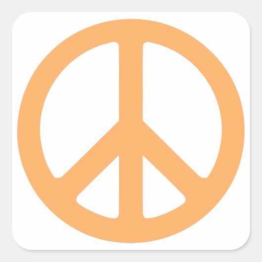 Sticker Carré Paix (Devant)