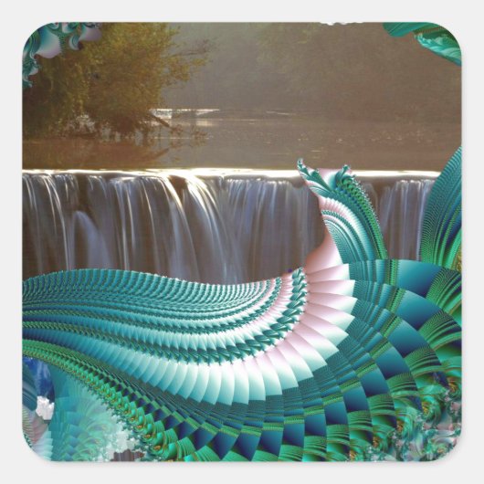 Sticker Carré Paix (Devant)