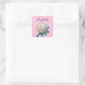 Sticker Carré Paix de Peony (Sac)
