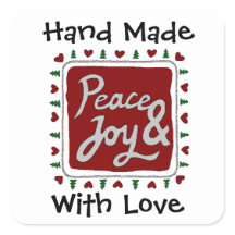 Paix & Joy Lettres mains faites main avec amour