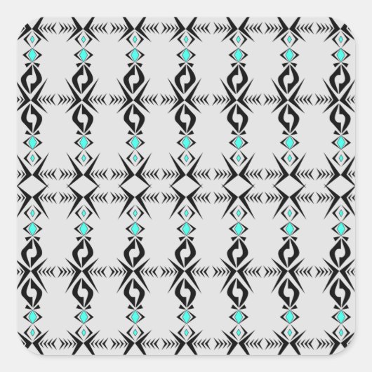 Sticker Carré Paix ~ Tranquille (Devant)