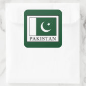 Sticker Carré Pakistan (Sac)