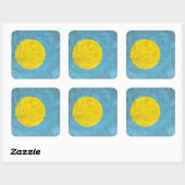 Sticker Carré Palaos (Feuille)