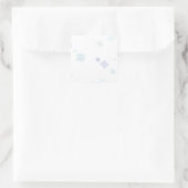 Sticker Carré Pale Snowflakes (Sac)