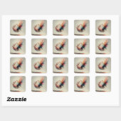 Sticker Carré Palette de Création (Feuille)