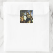 Sticker Carré Pallas (Minerva) et Centaur par Sandro Botticelli (Sac)