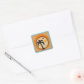Sticker Carré Palmier (Enveloppe)