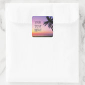 Sticker Carré Palmiers (Sac)